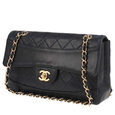 Timeless/classique handbag Chanel Navy in Denim 